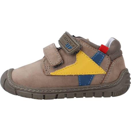 Derby bébé cuir danny Bleu 800+Brun clair 260+Marron 460 14 - vertbaudet enfant 