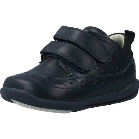 Derby bébé cuir gival Bleu 800+Marron 590 4 - vertbaudet enfant 