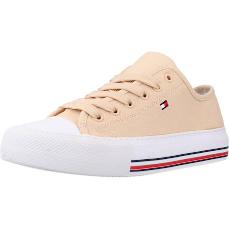 Baskets enfant fille en textile Beige 4 - vertbaudet enfant 