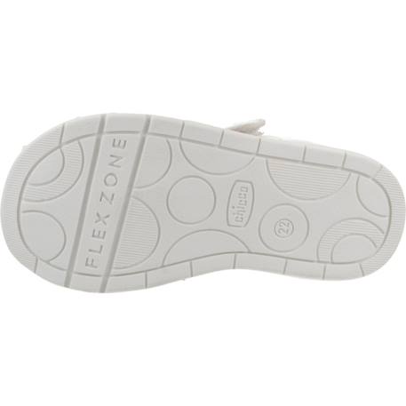 Sandale bébé synthétique giova Blanc 300+Rose 100 6 - vertbaudet enfant 