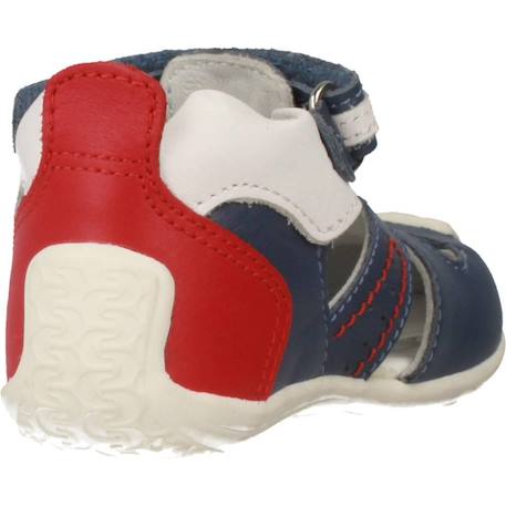 Sandale bébé cuir Bleu 800 3 - vertbaudet enfant 