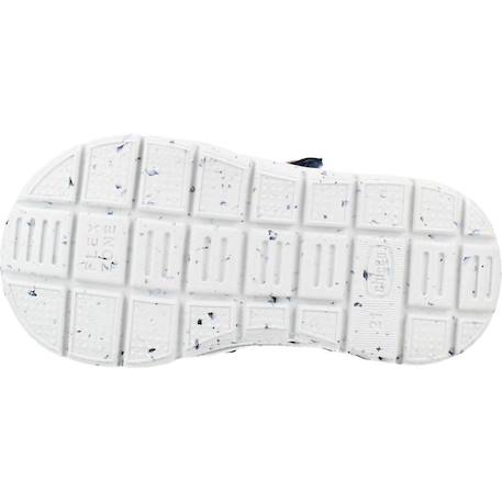 Sandale bébé textile glen Beige 360+Bleu 800 12 - vertbaudet enfant 