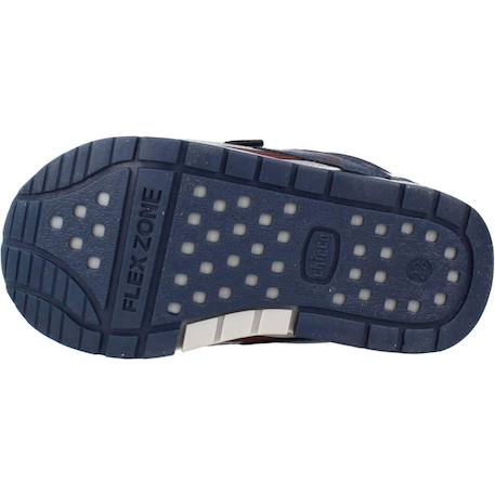 Derby bébé cuir glasgow Bleu 800 6 - vertbaudet enfant 