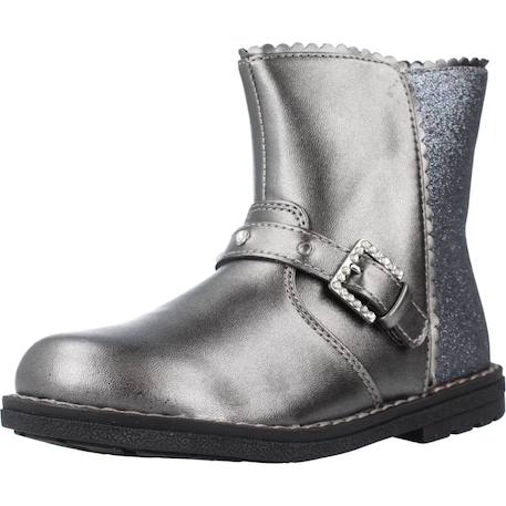 Botte bébé synthétique cancan Argent+Noir 4 - vertbaudet enfant 