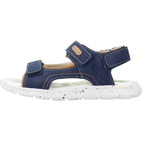 Sandale enfant textile cayson Bleu 800+Marron 400 2 - vertbaudet enfant 