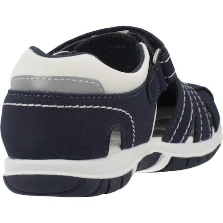 Sandale bébé textile 1122036c Bleu 800+Bleu 860 3 - vertbaudet enfant 