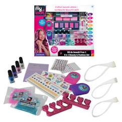 Jouet-Poupons et poupées-Poupons et accessoires-Kit de beauté 9 en 1