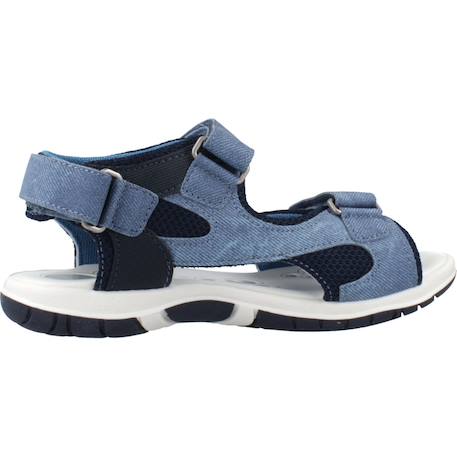Sandale enfant synthétique fiesole Bleu 860+Brun clair 400 1 - vertbaudet enfant 