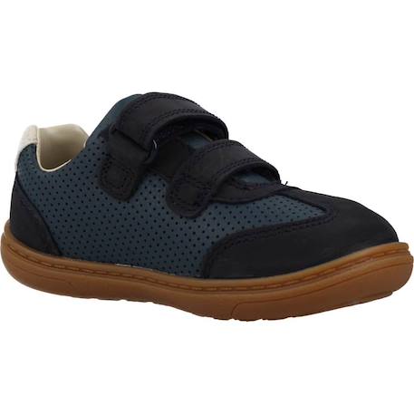 Basket bébé cuir cuir flash metra t Bleu navy 5 - vertbaudet enfant 