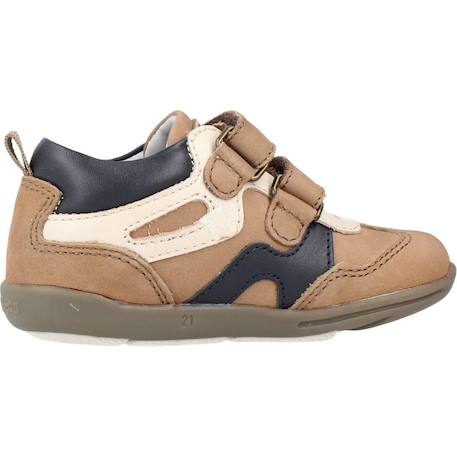 Derby bébé cuir Marron 590 1 - vertbaudet enfant 