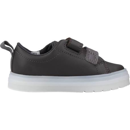 Basket enfant cuir cuir flare bug t Gris grey 1 - vertbaudet enfant 