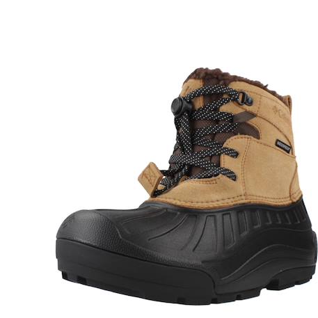 Botte enfant cuir s youth powderbug alpine wa Brun+Noir 4 - vertbaudet enfant 