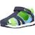 Sandale bébé textile garden Bleu 860+Vert 800 10 - vertbaudet enfant 