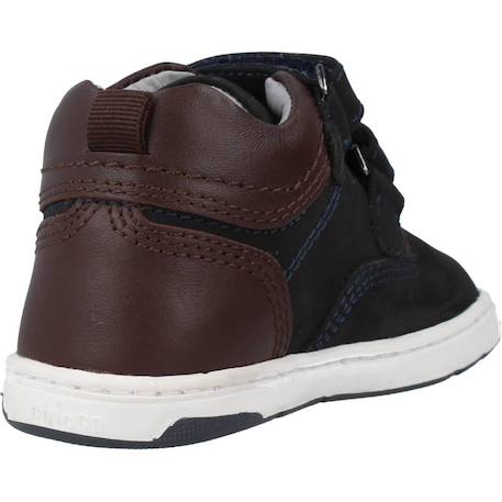 Botte bébé cuir Bleu 800+Marron 260 3 - vertbaudet enfant 