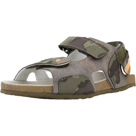 Sandale enfant textile frax Vert 670 4 - vertbaudet enfant 