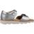 Sandale bébé cuir cuir crown bloom t Argent silver 1 - vertbaudet enfant 