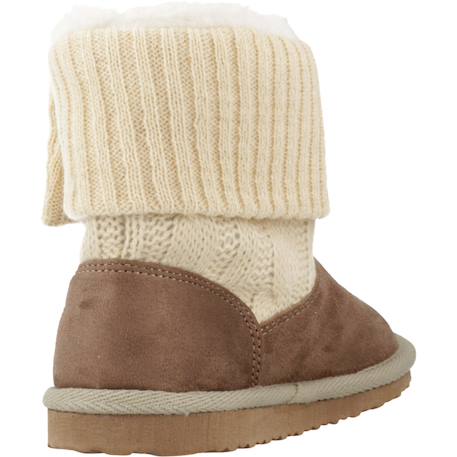 Botte bébé textile charmy Gris+Marron 9 - vertbaudet enfant 
