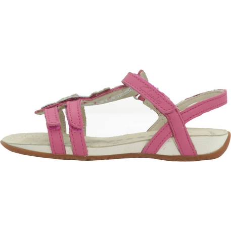 Sandale enfant cuir cuir rio dance inf Rose pink 2 - vertbaudet enfant 