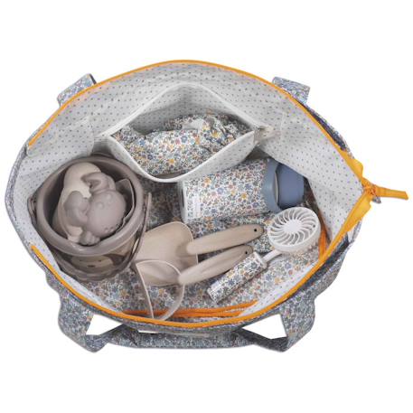 Sac de plage famille anti-sable grand format summer Blanc+Bleu+Vert+Vert eucalyptus 5 - vertbaudet enfant 