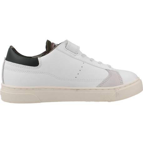 Basket enfant synthétique bryson Blanc et kaki 1 - vertbaudet enfant 