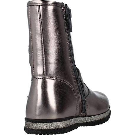 Botte bébé cuir clorens Bronze+Noir 3 - vertbaudet enfant 