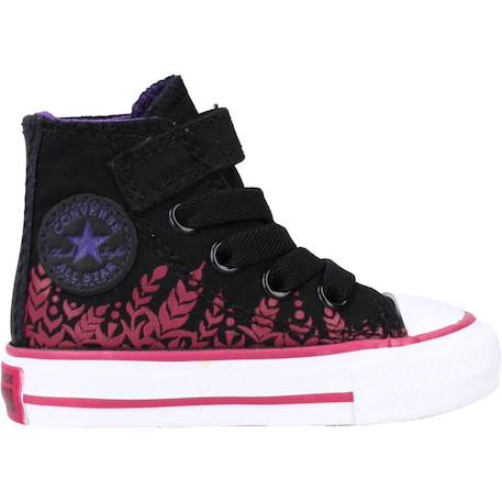 Baskets bébé fille en textile Noir 1 - vertbaudet enfant 