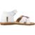 Sandale bébé cuir sylvia Blanc 1 - vertbaudet enfant 