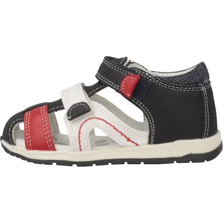 Sandale bébé textile gabriel Bleu 800+Noir 040 2 - vertbaudet enfant 
