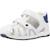 Sandale bébé synthétique Blanc+Bleu marine 4 - vertbaudet enfant 
