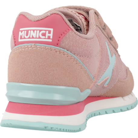 Basket enfant synthétique synthétique dash kid vco Rose 168 3 - vertbaudet enfant 