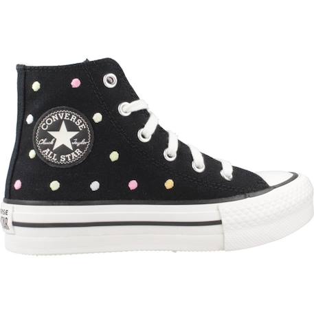 Baskets enfant fille en textile Noir 1 - vertbaudet enfant 