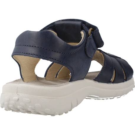 Sandale enfant cuir bintan Bleu 3 - vertbaudet enfant 