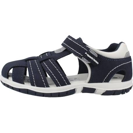 Sandale bébé textile 1122036c Bleu 800+Bleu 860 2 - vertbaudet enfant 