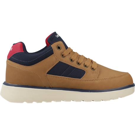 Basket enfant synthétique montana Brun et marine+Marron et marine 1 - vertbaudet enfant 