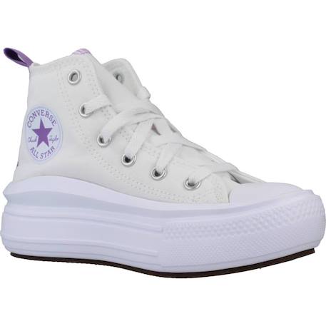 Baskets enfant fille en textile Blanc 5 - vertbaudet enfant 