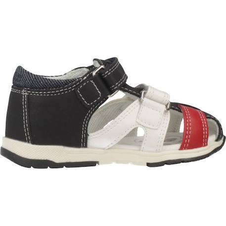 Sandale bébé textile gabriel Bleu 800+Noir 040 1 - vertbaudet enfant 