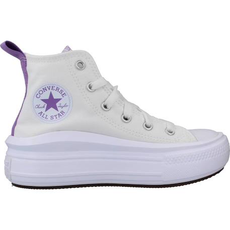 Baskets enfant fille en textile Blanc 1 - vertbaudet enfant 