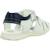 Sandale enfant cuir Blanc 300+Bleu 800 3 - vertbaudet enfant 