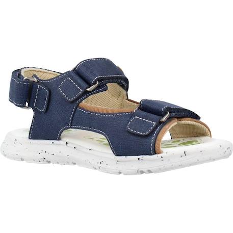 Sandale enfant textile cayson Bleu 800+Marron 400 5 - vertbaudet enfant 
