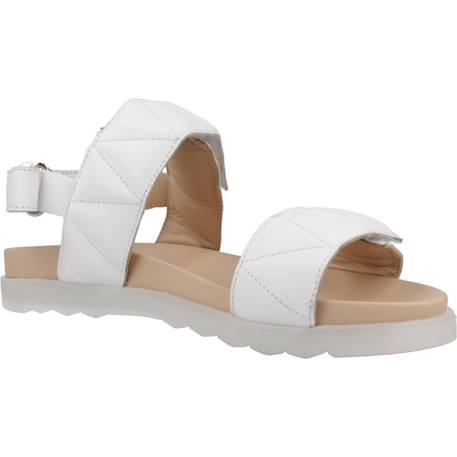 Sandale enfant cuir oriana Blanc 5 - vertbaudet enfant 
