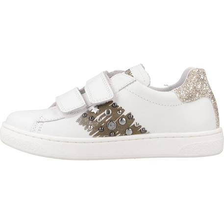 Basket enfant cuir inialos Blanc 2 - vertbaudet enfant 