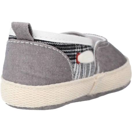 Derby enfant textile onello Gris 950 3 - vertbaudet enfant 