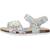 Sandale bébé synthétique fleurette Argent 020+Blanc 300 2 - vertbaudet enfant 