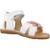 Sandale bébé cuir sylvia Blanc 5 - vertbaudet enfant 