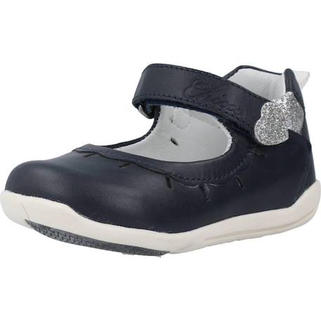 Derby bébé cuir golinda Bleu 800 4 - vertbaudet enfant 