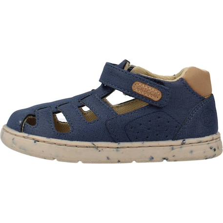 Sandale bébé synthétique gioacchino Bleu 800+Brun clair 400 2 - vertbaudet enfant 