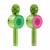 Micro karaoké sans fil bluetooth avec effets vocaux et lumineux Rose+Vert 11 - vertbaudet enfant 