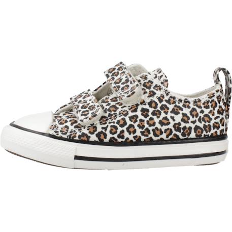 Basket fille à scratchs chuck taylor all star 2v ox Imprimé animalier 2 - vertbaudet enfant 