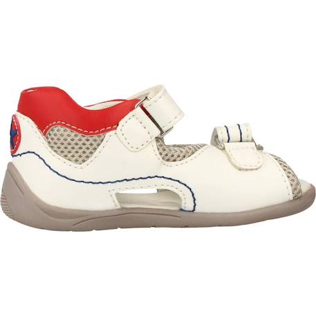 Sandale bébé cuir gim Blanc 300 1 - vertbaudet enfant 