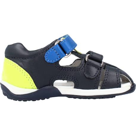 Sandale bébé cuir galileo Blanc 300+Bleu 800 7 - vertbaudet enfant 